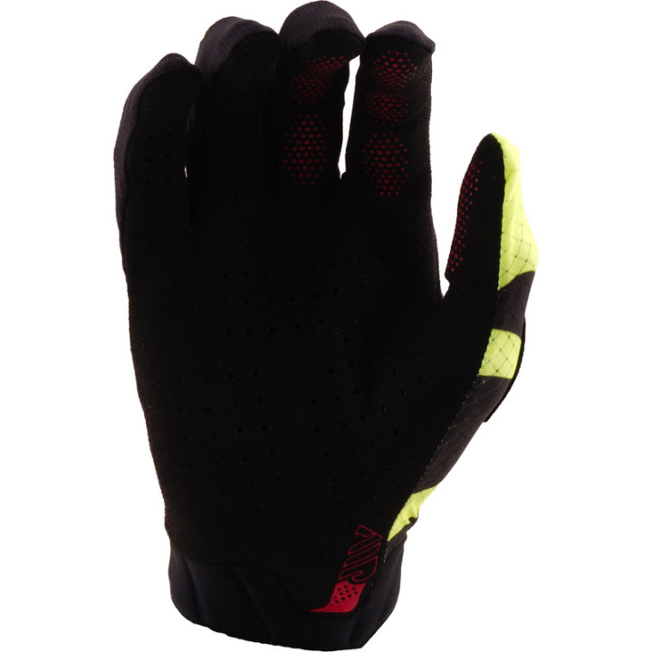 Gants TROY LEE DESIGNS Air - Cyclops noir/jaune fluo