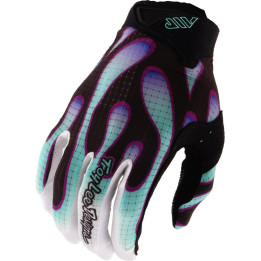 Gants TROY LEE DESIGNS Air - Overspray noir/Real Teal