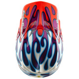 Casque TROY LEE DESIGNS SE5 Composite Mips - Overspray violet/blanc