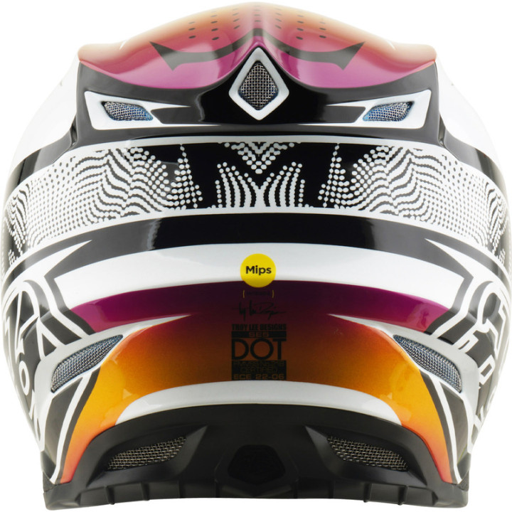 Casque TROY LEE DESIGNS SE5 Composite Mips - Lined Up noir