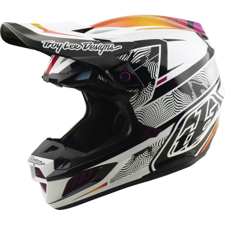 Casque TROY LEE DESIGNS SE5 Composite Mips - Lined Up noir