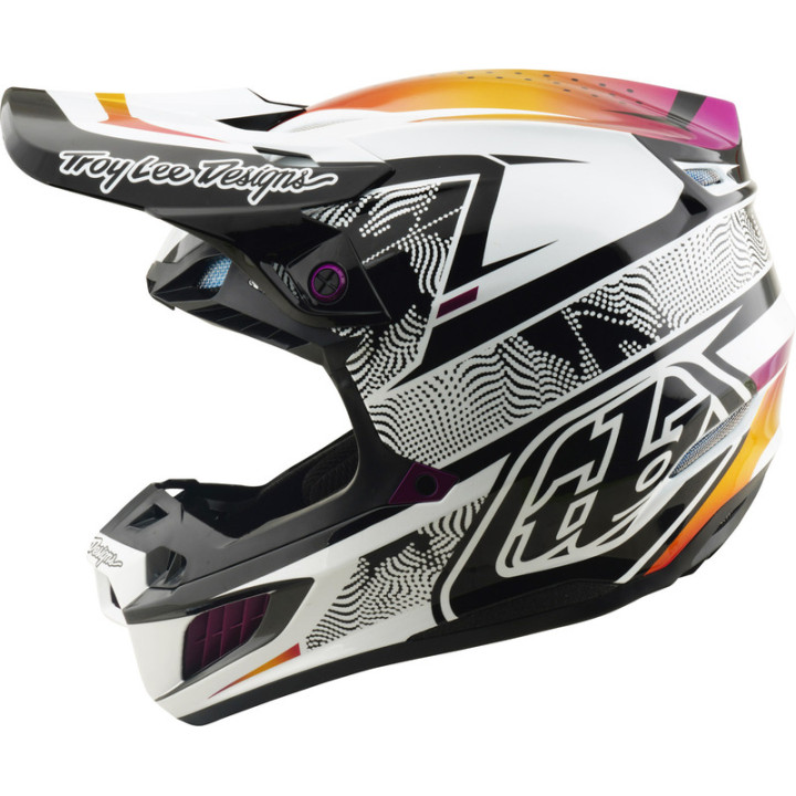 Casque TROY LEE DESIGNS SE5 Composite Mips - Lined Up noir