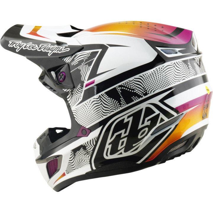 Casque TROY LEE DESIGNS SE5 Composite Mips - Lined Up noir