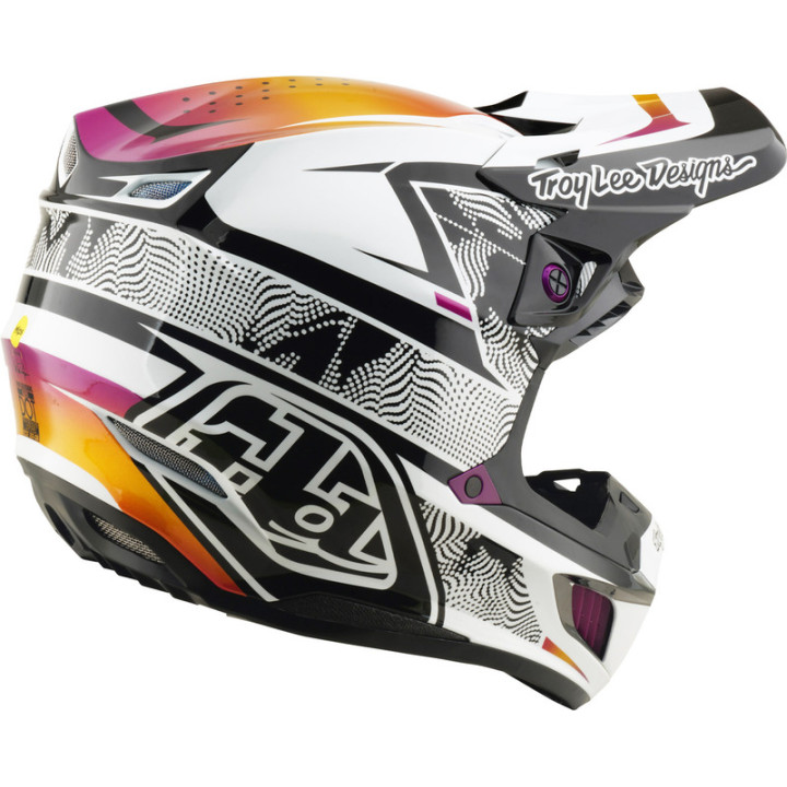 Casque TROY LEE DESIGNS SE5 Composite Mips - Lined Up noir