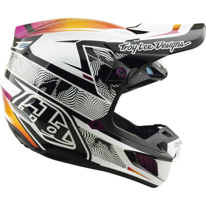 Casque TROY LEE DESIGNS SE5 Composite Mips - Lined Up noir