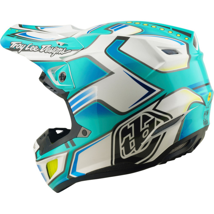 Casque TROY LEE DESIGNS SE5 Composite Mips - Crest Real Teal