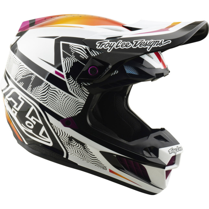 Casque TROY LEE DESIGNS SE5 Composite Mips - Lined Up noir