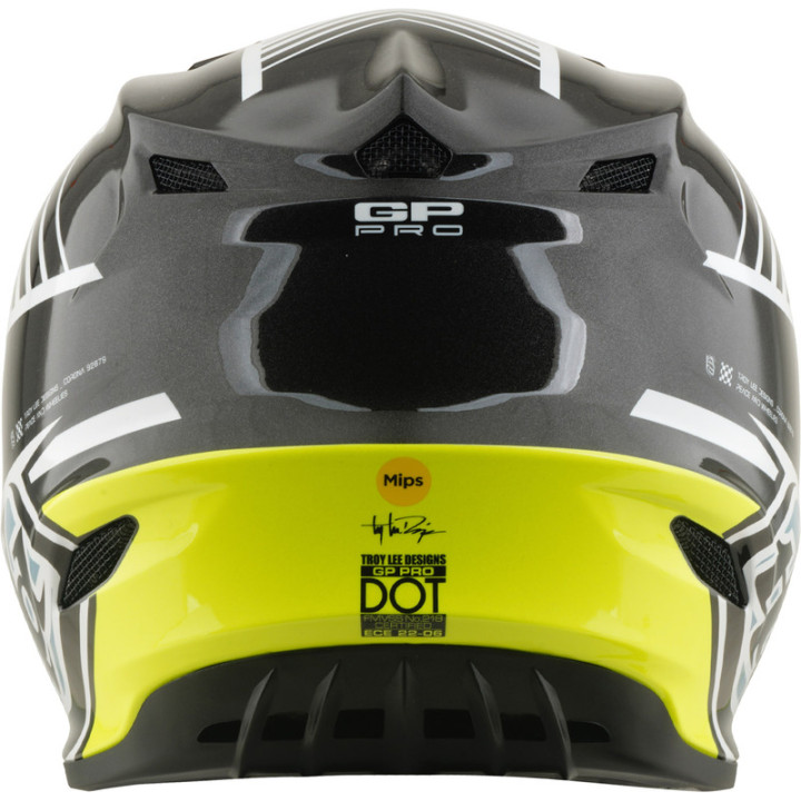 Casque enfant TROY LEE DESIGNS GP Pro Mips - Segment gris