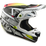 Casque TROY LEE DESIGNS SE5 Carbon Mips - Lined Up blanc