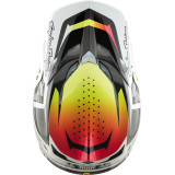 Casque TROY LEE DESIGNS SE5 Carbon Mips - Lined Up blanc