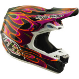 Casque TROY LEE DESIGNS SE5 Carbon Mips - Torched noir/violet