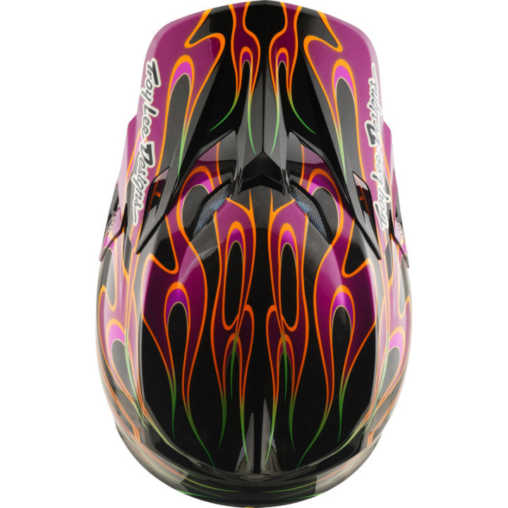 Casque TROY LEE DESIGNS SE5 Carbon Mips - Torched noir/violet