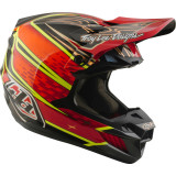 Casque TROY LEE DESIGNS SE5 Carbon Mips - Wings rouge
