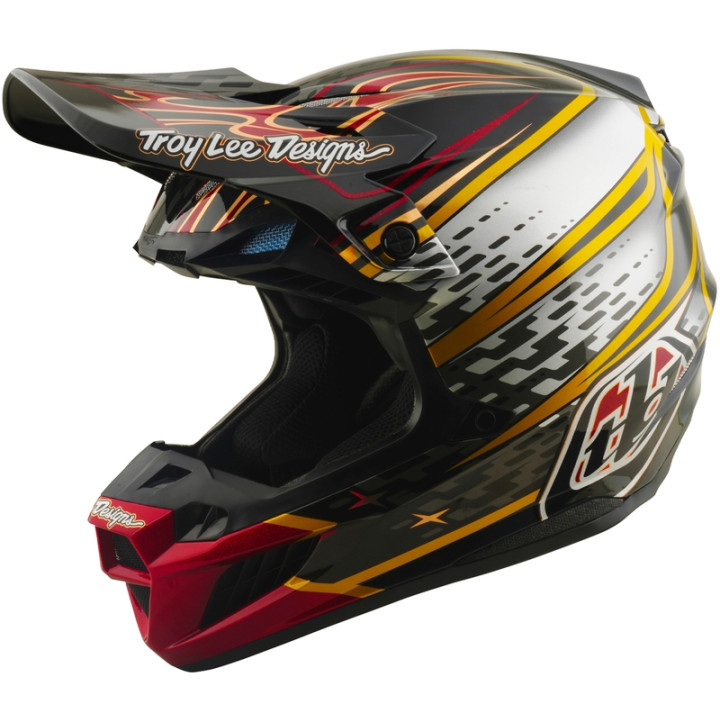 Casque TROY LEE DESIGNS SE5 Composite Mips - Wings noir