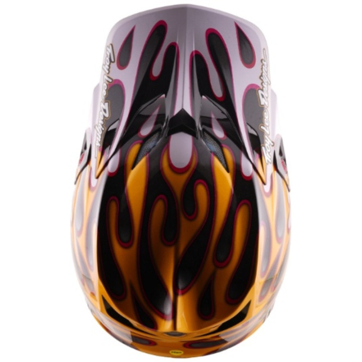 Casque TROY LEE DESIGNS SE5 Carbon Mips - Overspray noir/or