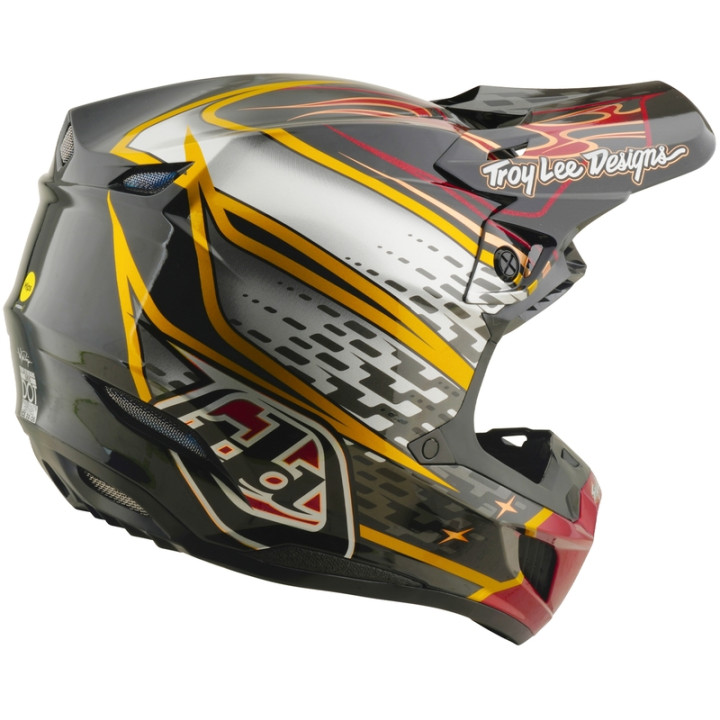 Casque TROY LEE DESIGNS SE5 Composite Mips - Wings noir