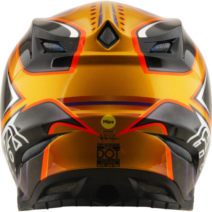 Casque TROY LEE DESIGNS SE5 Carbon Mips - Crest Gold