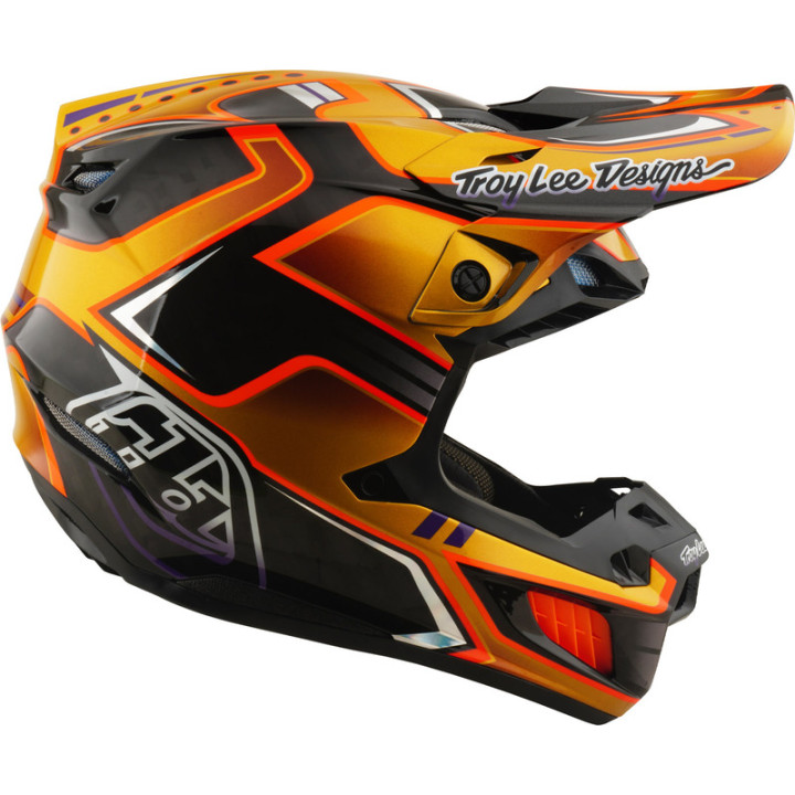 Casque TROY LEE DESIGNS SE5 Carbon Mips - Crest Gold