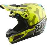 Casque TROY LEE DESIGNS SE5 Composite Mips - Myth jaune fluo