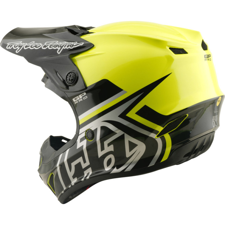 Casque enfant TROY LEE DESIGNS GP Pro Mips - Mono jaune fluo