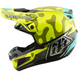 Casque TROY LEE DESIGNS SE5 Composite Mips - Myth jaune fluo