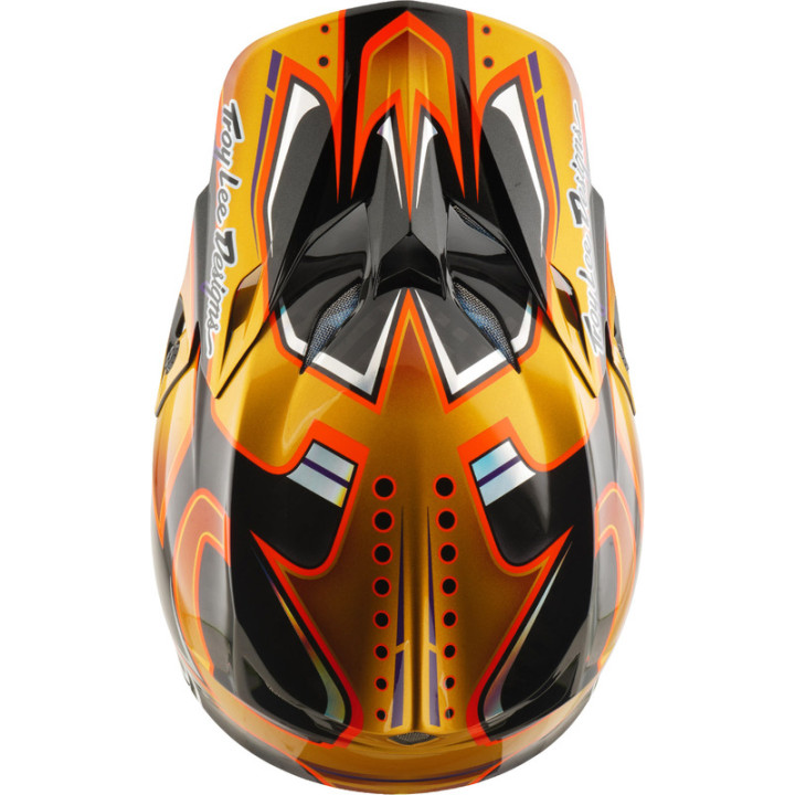 Casque TROY LEE DESIGNS SE5 Carbon Mips - Crest Gold