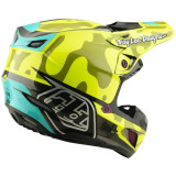 Casque TROY LEE DESIGNS SE5 Composite Mips - Myth jaune fluo