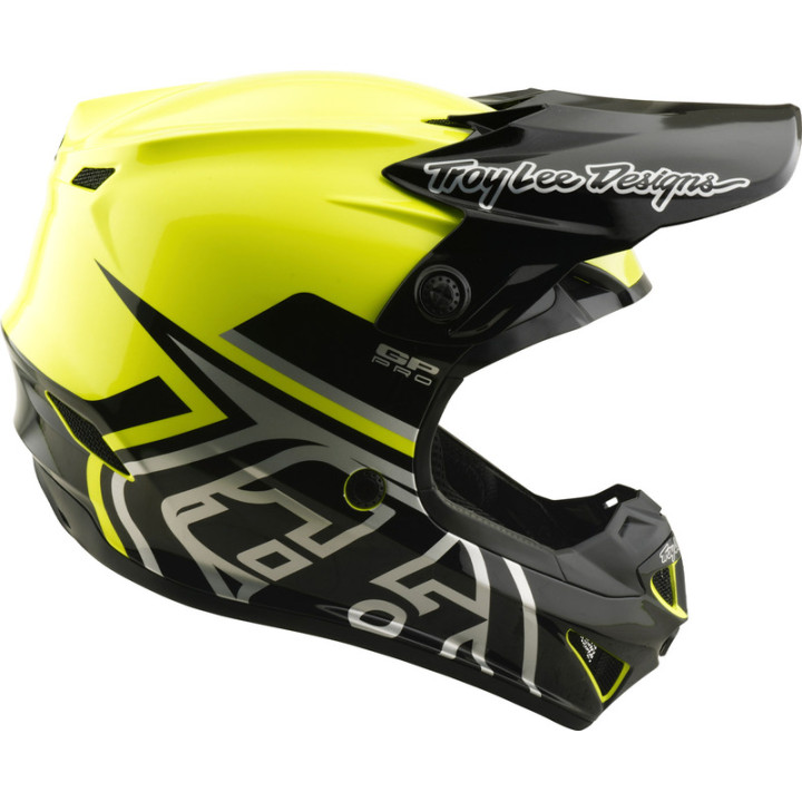 Casque enfant TROY LEE DESIGNS GP Pro Mips - Mono jaune fluo