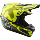 Casque TROY LEE DESIGNS SE5 Composite Mips - Myth jaune fluo