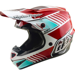 Casque TROY LEE DESIGNS GP Pro Mips - Segment rouge/blanc