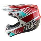 Casque TROY LEE DESIGNS GP Pro Mips - Segment rouge/blanc