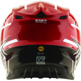 Casque TROY LEE DESIGNS GP Pro Mips - Segment rouge/blanc