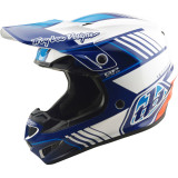 Casque TROY LEE DESIGNS GP Pro Mips - Segment bleu/blanc