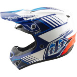 Casque TROY LEE DESIGNS GP Pro Mips - Segment bleu/blanc