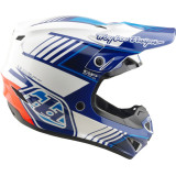 Casque TROY LEE DESIGNS GP Pro Mips - Segment bleu/blanc
