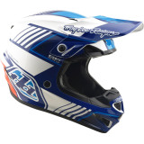 Casque TROY LEE DESIGNS GP Pro Mips - Segment bleu/blanc