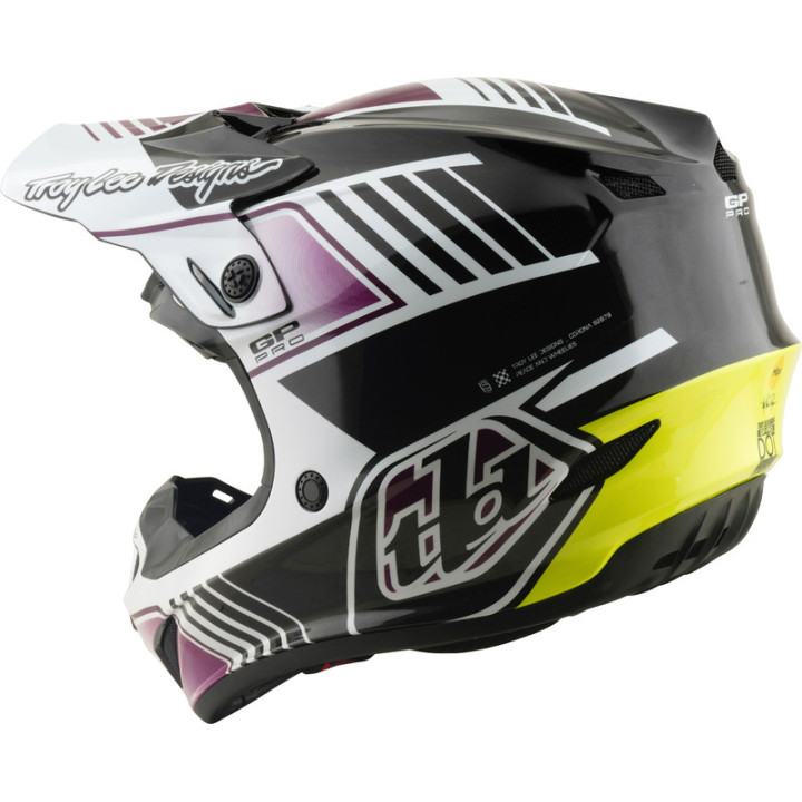 Casque TROY LEE DESIGNS GP Pro Mips - Segment noir/violet