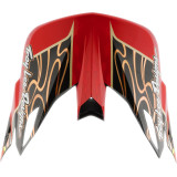 Visière TROY LEE DESIGNS SE5 Carbon - Wings rouge