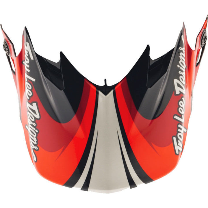 Visière TROY LEE DESIGNS GP Pro Crossover - noir/rouge