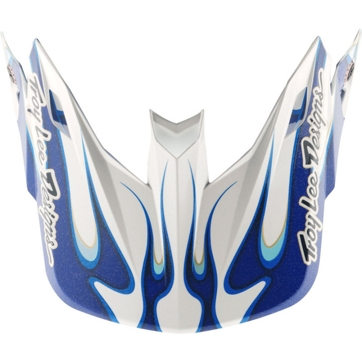 Visière TROY LEE DESIGNS SE5 Composite Torched - bleu
