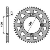 Kit chaîne EK/PBR 420 SR - 12/50-132 - Couronne acier standard