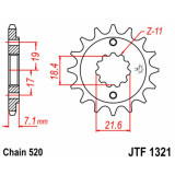 Kit chaîne EK/JT 520H 13/41 - couronne standard