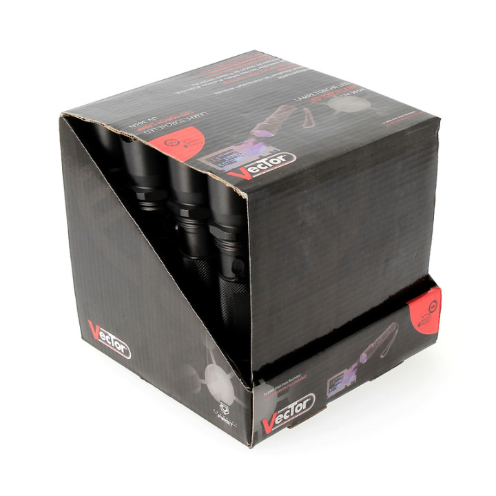 Lampe UV VECTOR - 365nm - Pack de 16 unités + Display