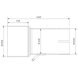 Tube de raccordement MIVV 55 - 44 mm