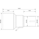 Tube de raccordement MIVV 55 - 32 mm