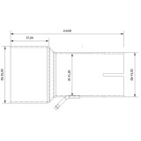 Tube de raccordement MIVV 55 - 41 mm