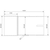 Tube de raccordement MIVV 55 - 51 mm