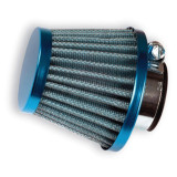 Filtre à air conique TECNIUM papier Ø28mm bleu - L307