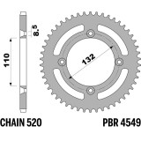 Kit chaîne EK/PBR 520 SRX2 - 12/48-118 - Couronne acier standard