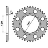 Kit chaîne EK/PBR 520 ZVX3 - 15/37-104 - Couronne acier standard
